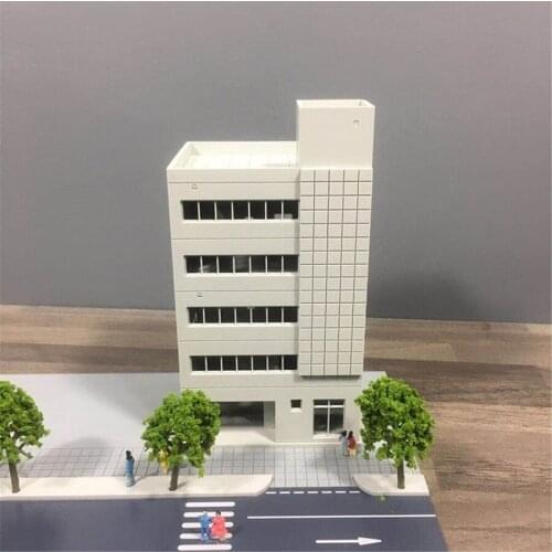 N scale 1/150 Sand Table Architectural Scene Model Train Station Plastic Assembled Plain Model