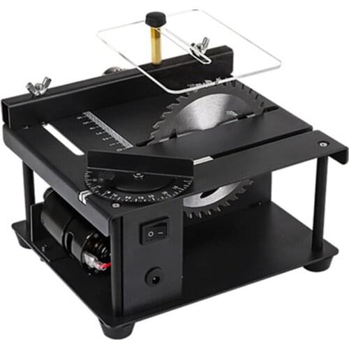 Mini desktop sawing machine electric cutting machine band saw blade adjustable speed angle adjustment 35MM cutting depth