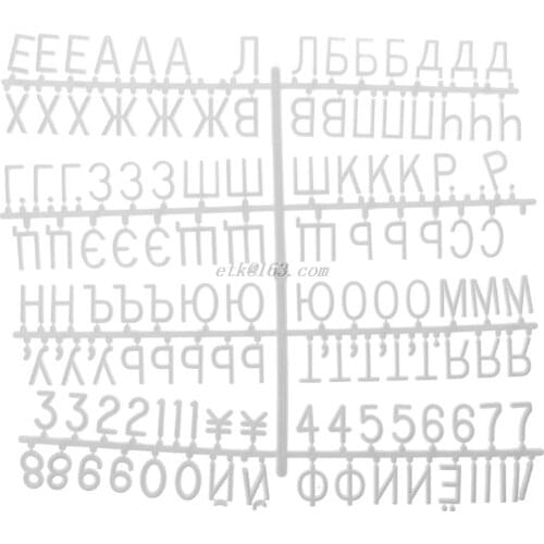 Characters For Felt Letter Board Russian alphabet For Changeable Letter Board