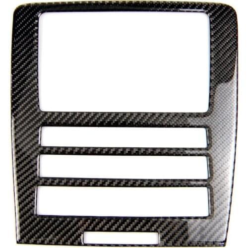 For Mustang 2009-2013 car body decoration Carbon Fiber Sticker Central Control CD Panel Car Covers Interior auto parts