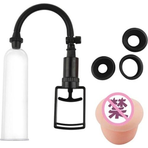 Penis Extender Enhancer Effective Penis Pump Enlargement Vacuum Dick Extender Male Masturbator Penile Trainer Tool Adult Sex Toy