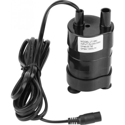 DC 24V Water Pump JT-560 Mini High Hydraulic Head DC Brushless Submersible Water Pump Flow 1000L/H DC Pump Brand New