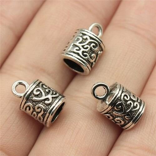 WYSIWYG 4pcs 13x8x8mm Tassel Cap DIY Handmade Jewelry Finding Charm Tassel Cap Tassel End Caps Bead For Jewelry