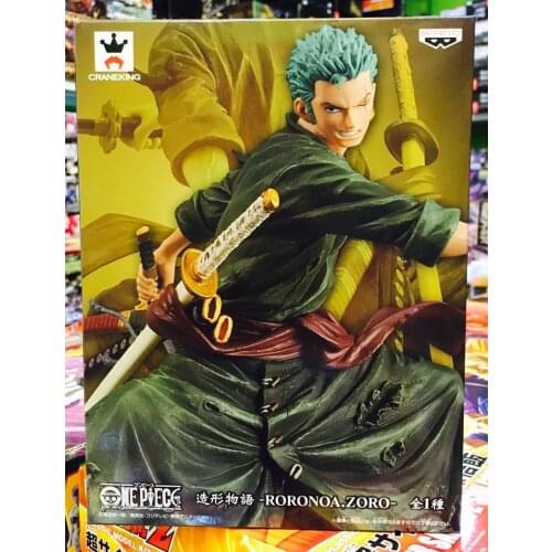 Japan Anime "ONE PIECE" Original Banpresto Zoukei Monogatari Collection Figure - Roronoa.Zoro