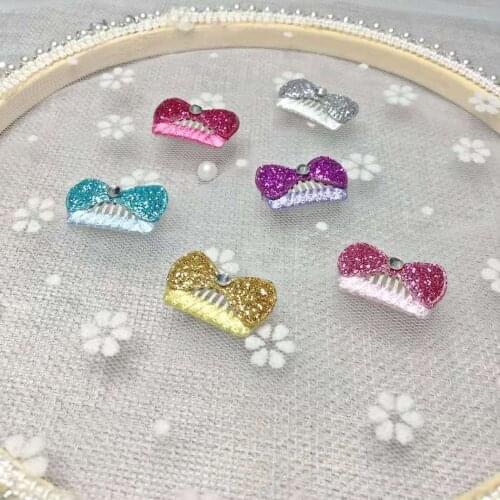 Dogs Hair Accessories Sequin Bow Cute Pet Cat And Dog Hairpin Comb 2.3cm 2.8cm 3.2cm