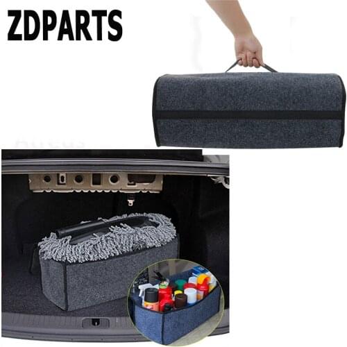 ZDPARTS Car Luggage Trunk Storage Bag Box Organizer For Ford Focus 2 3 Fiesta Mondeo Kuga Kia Rio K2 K3 Ceed Sportage 2017 1pcs