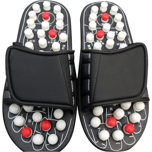 1 Pair Reflexology Sandals Massager Slipper Acupressure Foot Acupuncture Shoes