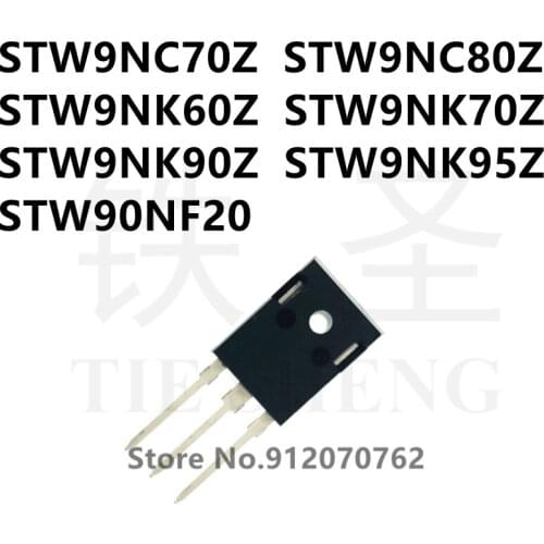 10PCS/LOT STW9NC70Z STW9NC80Z STW9NK60Z STW9NK70Z STW9NK90Z STW9NK95Z STW90NF20 TO-247