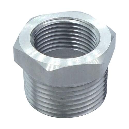 3 Pcs/Pack Stainless 304 Pipe Fitting Hex Reducing Bushing Reducer Bushing Adapter NPT Male x NPT Female