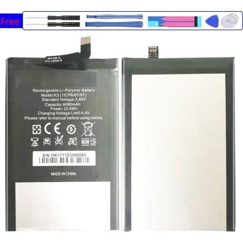 Battery 6080mAh For Oukitel K3 K 3 Bateria