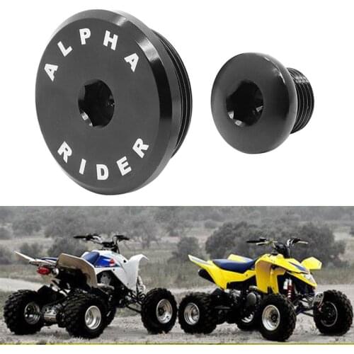 Aluminum Crankcase Cover Engine Plug Plugs for SUZUKI QUADSPORT Z400 03-14, LTZ400 06-09, Z250 05-09, LTR 450 Engine Timing plug