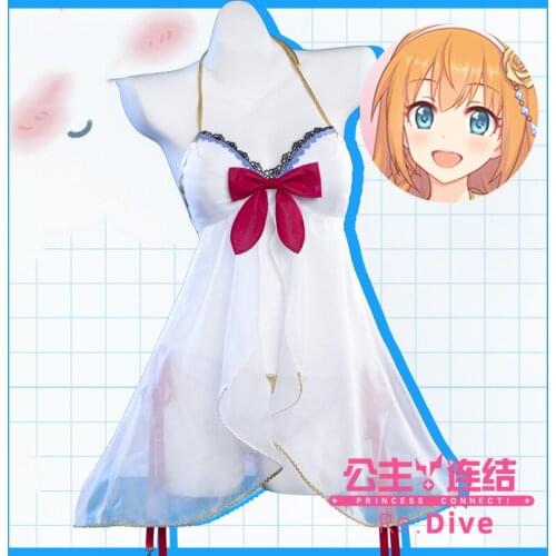 Anime Princess Connect! Re:Dive Eustiana von Astraea Sexy Swimsuit/wear+Bracelet Cosplay Costume Women Halloween Free Shipping