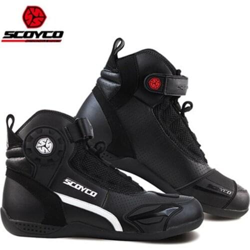 Free shipping 1pair Professional Motorcycle Offroad Motorbike Chopper Cruiser Touring Sport Leather Motorcycle Boots Shoes