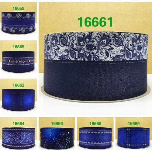 Free shipping 50 yard cartoon printed grosgrain ribbon 16661