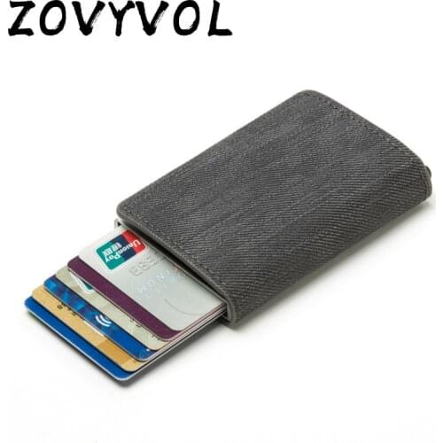 ZOVYVOL Rfid Card Holder Men Wallets Money Bag Male Vintage Black Short Purse 2019 Smart Small Slim Wallet Thin Mini Wallet