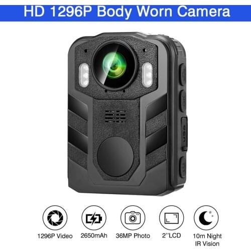 HD 1296P Mini Camera Portable Digital Video Recorder Body Camera Night Vision police cam recorder Miniature DVR Camcorder