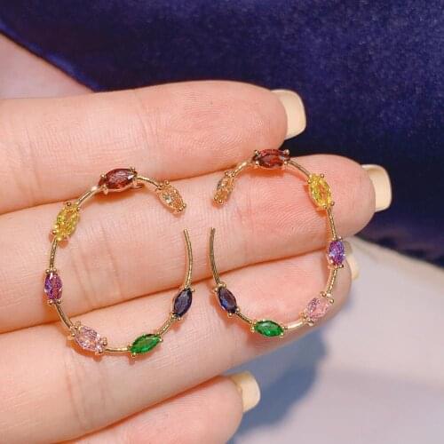 HIBRIDE Trendy Zircons Top Quality AAA Cubic Zircon Stud Earrings Big Water Drop Jewelry for Wedding Gift Accessories E-711