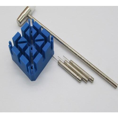 Watch Band Bracelet Link Repair Remover Tool Hammer Punch Pins Strap Holder Kit Meters of The Meter Repair Accessories Tools