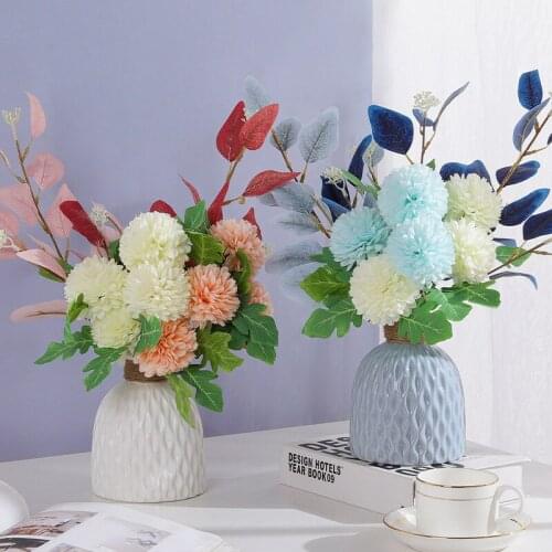 Simulation Nordic Flower Bouquet Wedding Bridal Bouquet Artificial Flowers For Home Dining Table Decor Party Room Decoration