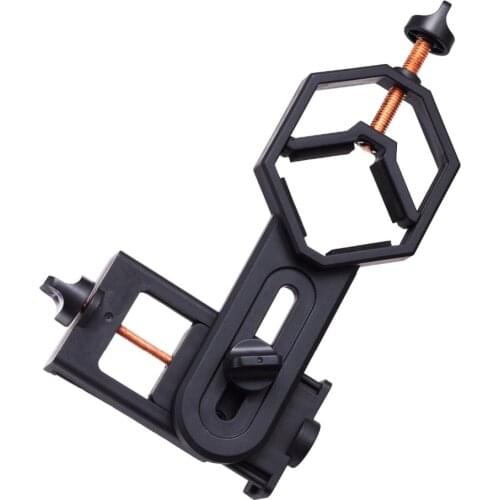 AmScope Eyepiece Mounted Mobile Device Mount for Microscopes & Telescopes AD-TMD