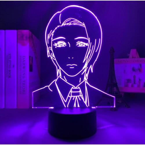 Manga Furuta Tokyo Ghoul Led Lamp for Child Bedroom Decor Night Light Birthday Gift Room Table Anime 3d Light Tokyo Ghoul
