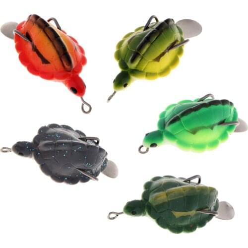 Soft Silicone Frog Lure 5.5cm 13.6g Snakehead Baits Topwater Simulation Fishing Lures with Spoon