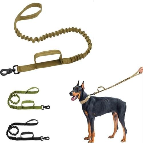 Nylon Dogs Leash Adjustable Durable Explosion Proof Dog Leash Rope Walking Outdoors Tactical Training Pet Leash Pet Products