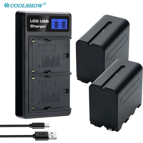 NP-F970 NP-F930 NP-F950 NP-F960 Camera Battery for Sony F330 F530 F570 F730 F750 F770 F970 SC55 TR87 Rechargeable Li-ion Bateria