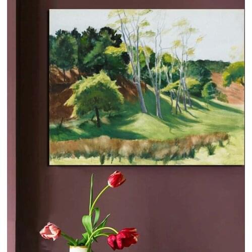 Landscape Edward Hopper Wwatercolor Canvas Painting Print Living Room Home Decor Modern Wall Art Oil Painting Posters Picture