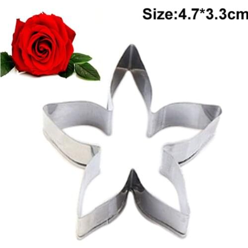 Rose Bud flower petal Cutter Flower Gumpaste Sugarcraft Fondant Mould Cake Decorating Tools CS202