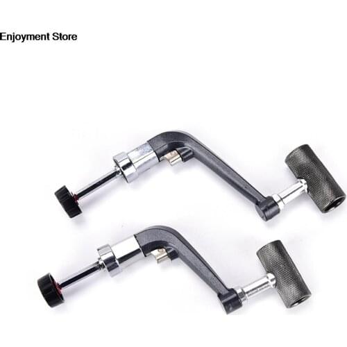 1 PCS Metal Fishing Handle Reel Crank Crank Arm Spinning Reel Fishing Reel Winch SIZE M/L