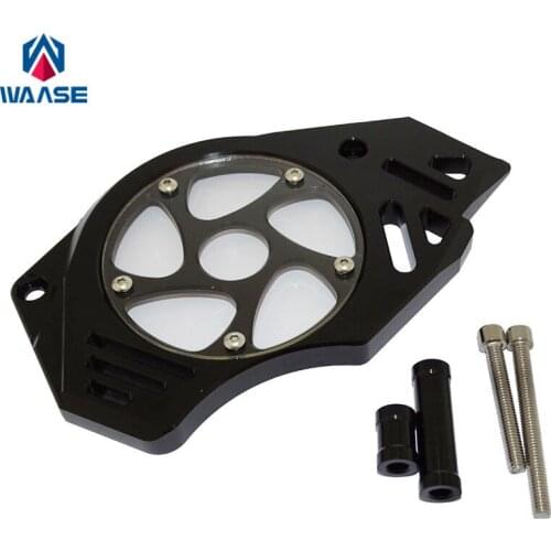 Waase For Kawasaki ER4F Ninja 400 2014 2015 2016 2017 Front Sprocket Chain Guard Cover Left Side Engine