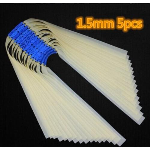 1pcs 1.5mm high quality slingshot hunting rubber band flat rubber band in traditional natural rubber group bungee rubber band