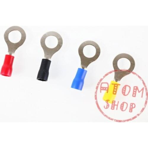 RVS2-5 Blue Ring Insulated Wire Connector Electrical Crimp Terminal Cable Connector Wire Connector 100PCS