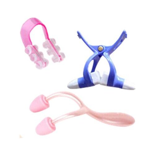 3pcs/lot Nose Up Shaping Shaper Lifting + Bridge Straightening Beauty Clip+ Pretty Nose Massage Tools New