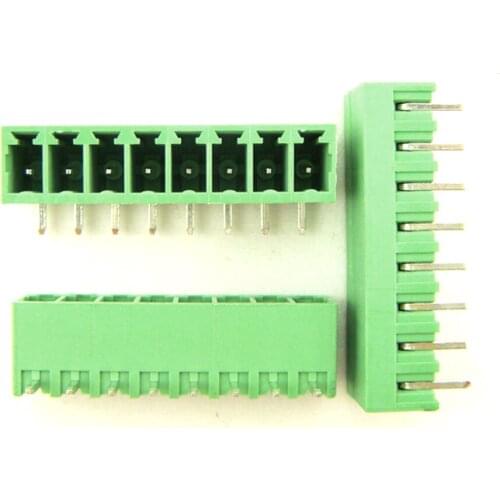 50pcs/lot) 15EDGRC-3.81-8P Bend Pin Terminal Block Connector Plug-in Pluggable type free shipping