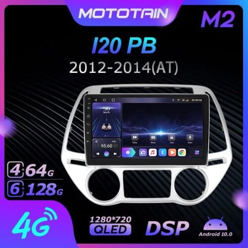 6G+128G Android 10.0 Car Radio GPS for Hyundai i20 PB 2012 - 2014 GPS Navi Seteo System with 4G LTE DSP SPDIF BT 5.0 1280*720