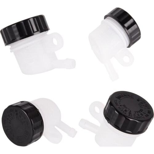 Motorcycle Foot Rear Brake Master Cylinder Tank Oil Cup Fluid Bottle Reservoir