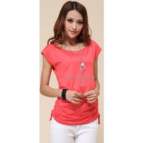 Женские однотонные футболки BBWM WOMAN China At AliExpress