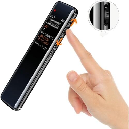 Long Time Digital Voice Recorders Sound Audio Recording Dictaphone Voice Activated Recording Device with MP3 Player, Password