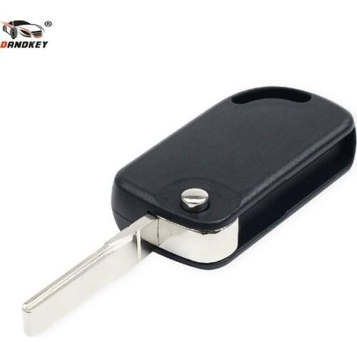 Dandkey Replacement For VW Key Shell Auto Car Key Cover Case Uncut HU66 Blank Blade Remote Keys No Button For Volkswagen VW