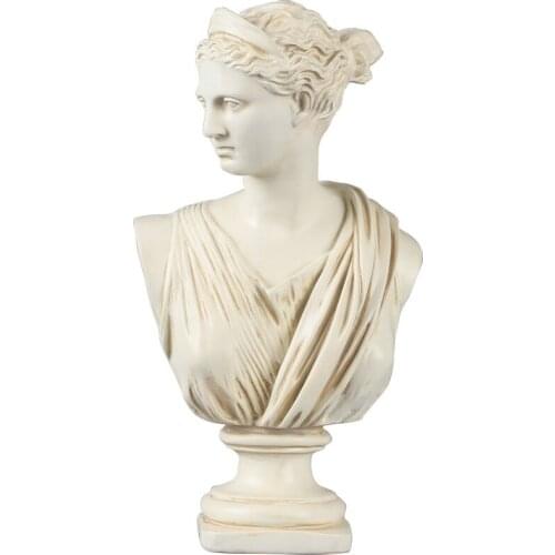 European-style Portrait David Statue Decoration Resin Sculpture Imitation Gypsum Craft Wine Cabinet Office Home Decoration