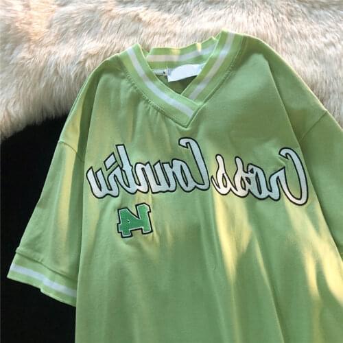 Autumn tshirt Casual Letter Print O-Neck Tees Creativity Loose T-Shirts Women Long Sleeve Oversize top Hip Hop Streetwear