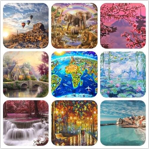 Jigsaw Puzzle 1000 Pieces DIY Assembled Education Toys Birthday Gifts for Adults Children Kids