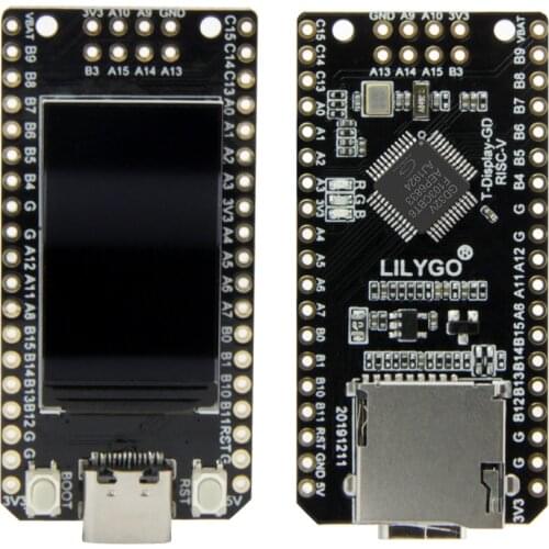 LILYGO® TTGO T-Display-GD32 GD32VF103CBT6 Main Chip ST7789 1.14 Inch IPS 240x135 Resolution Minimalist Development Board