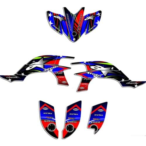 Decal for Yamaha YFZ450R YFZ 450R 2003-2008 ATV Fairing Graphics Stickers YFZ-R YFZR 450 2008 2007 2006 2005 2004 2003