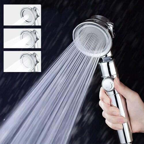 Pressurized Bath Shower Head Jetting Shower Head High Pressure Water Saving Adjustable Bathroom Accessories Shower Set Bathroom