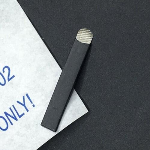 New Arrival Lamina Tebori U 18 Microblading Pin 0.18mm Tattoo Needles Permanent Makeup Eyebrow Embroidery Blade Manual Pen