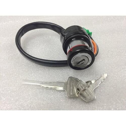 New motorcycle scooter GN125 6 wire line ignition switch power door lock set for Suzuki 125cc GN 125 electric spare parts