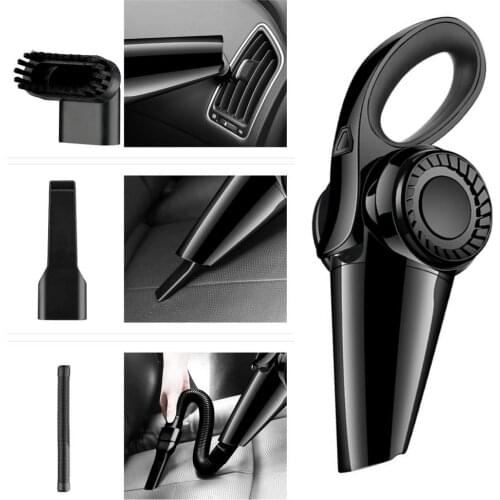 Portable Handheld Car Vacuum Cleaner LED Lighting 4500Pa High Power Low Noise Wet Dry Wireless Vacuum Cleaner For Home Car